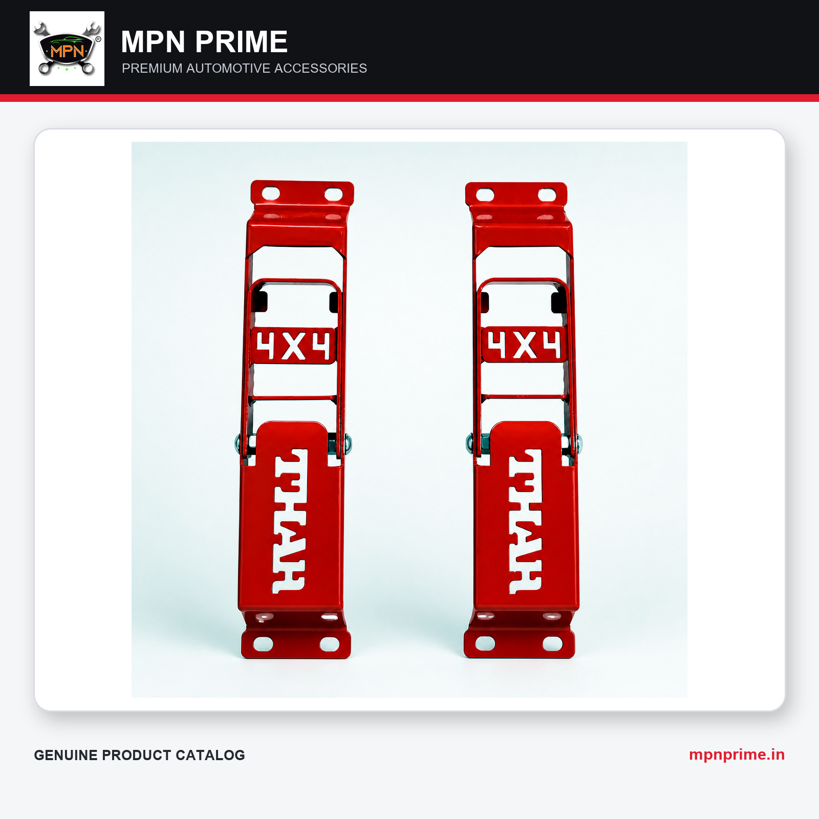 Red Mahindra Thar 4x4 Door Hinges enlarged product image