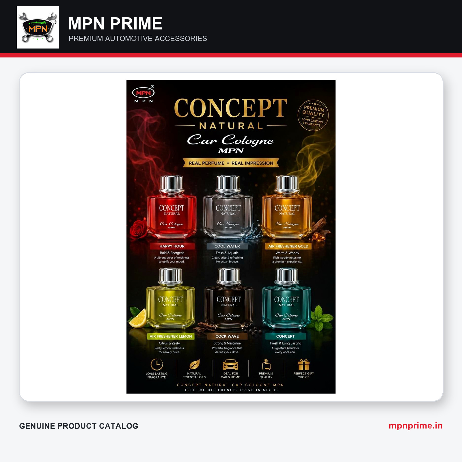 Concept Natural Car Perfume Range photo 1