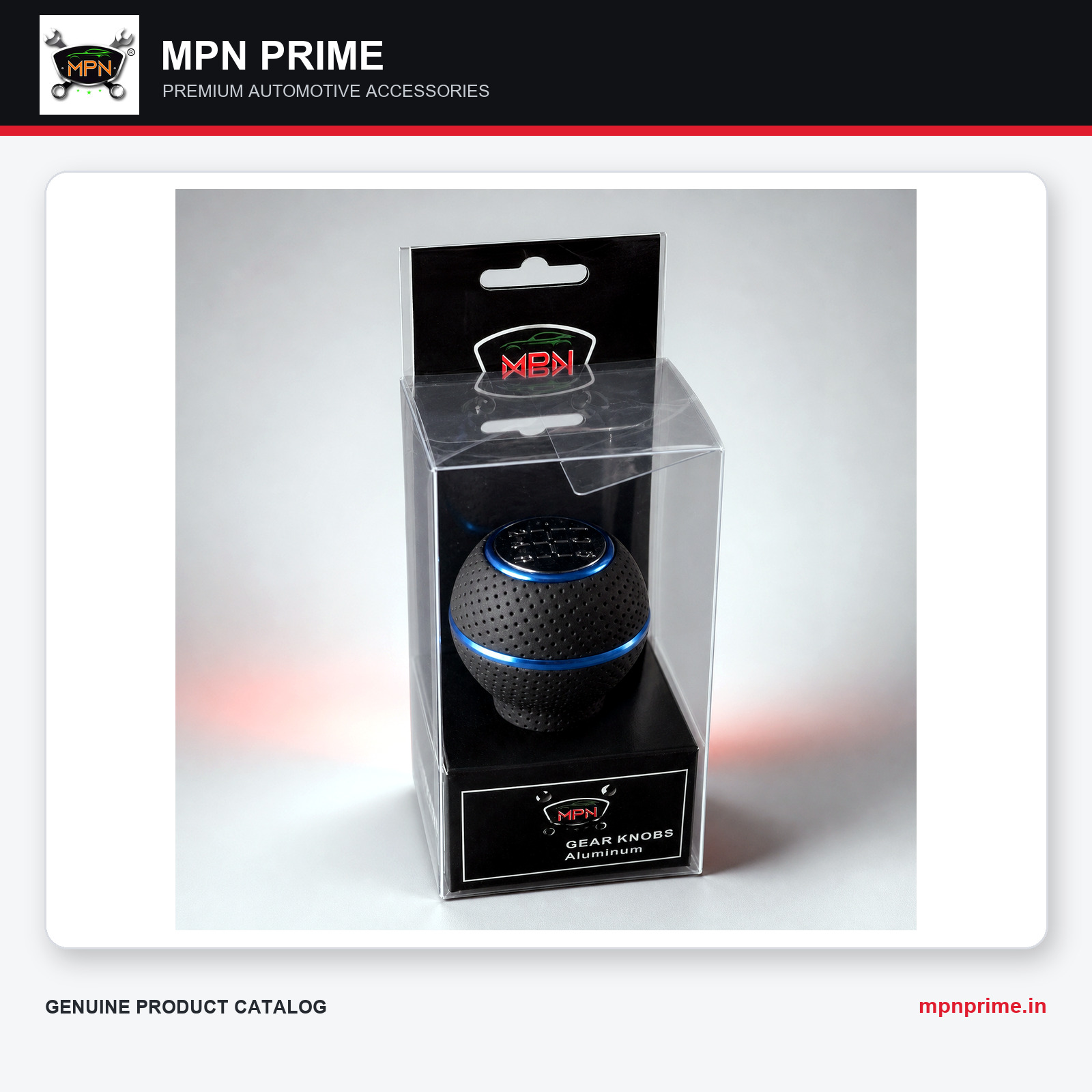 Blue Accent Gear Knob photo 1