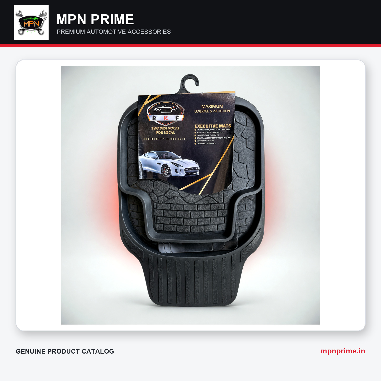 RKF Premium Universal Rubber Mat Set photo 1