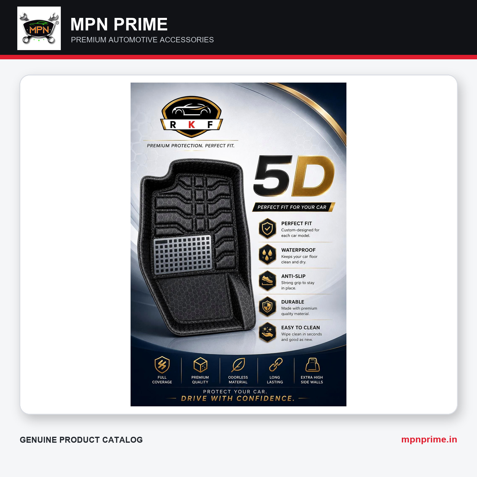 RKF 5D Premium Car Mat Set photo 1