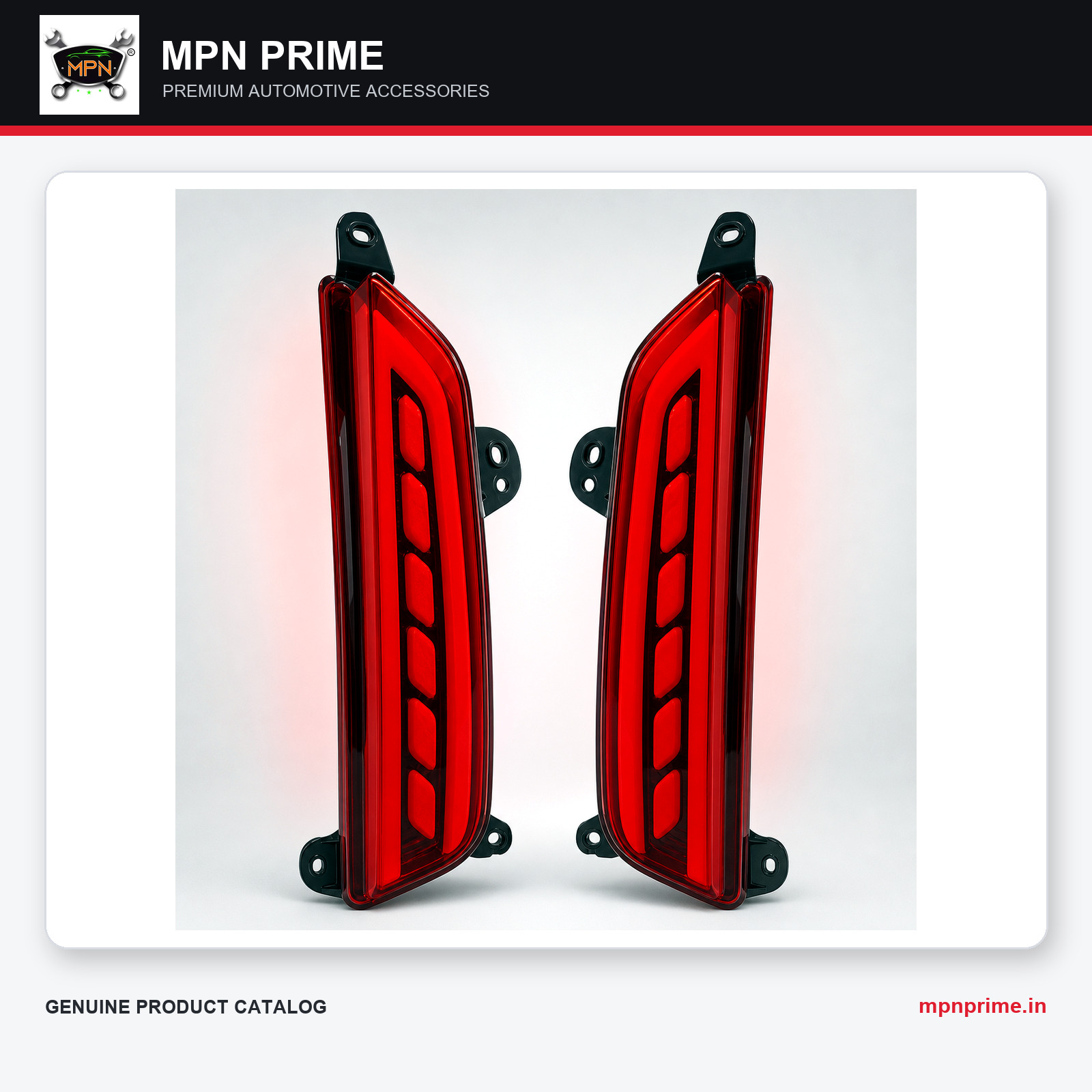 Vertical LED Tail Lamp Pair photo 1