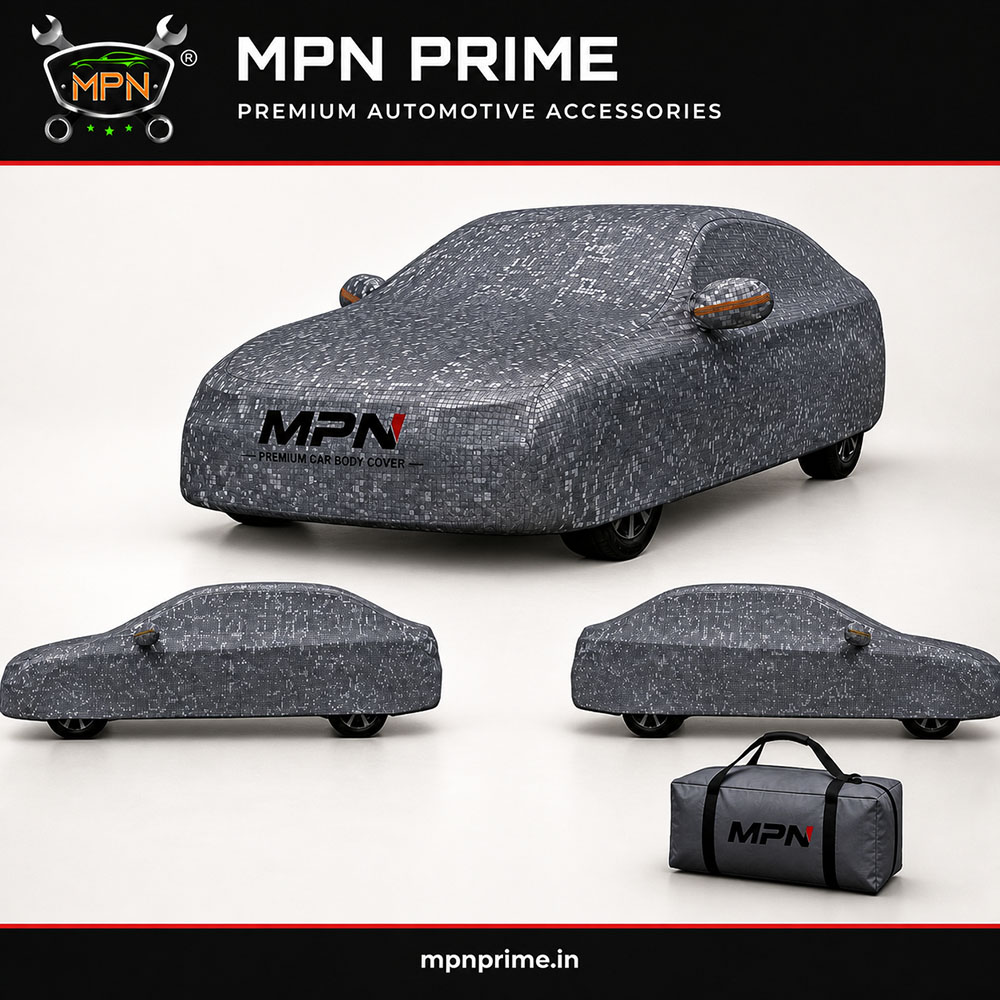 MPN Magic Silver PVC Car Body Cover photo 1